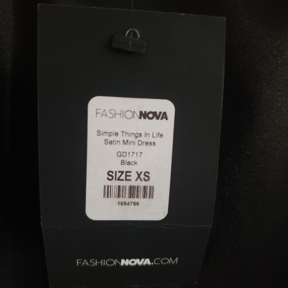 Satin Mini Dress - Picture 4 of 4